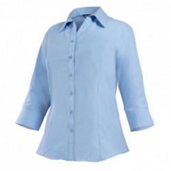 Blusa Oxford Mujer Manga 3/4